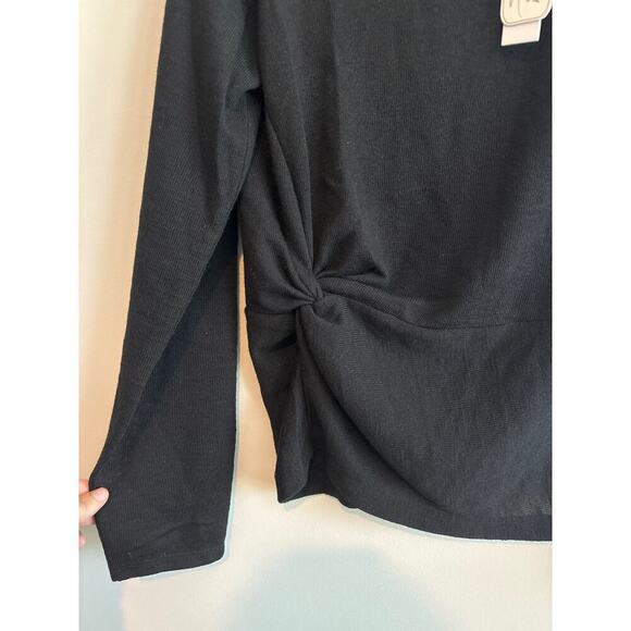 NWT Sanctuary Knot Your Business Top In Black Size Medium - Picture 4 of 6